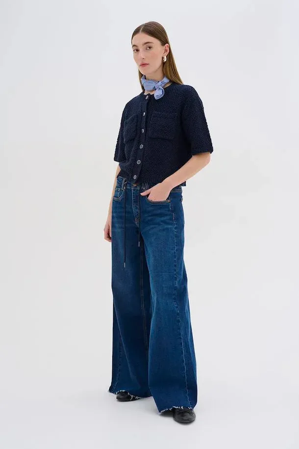 DangoMW 144 Wide Leg Jeans Dark Blue