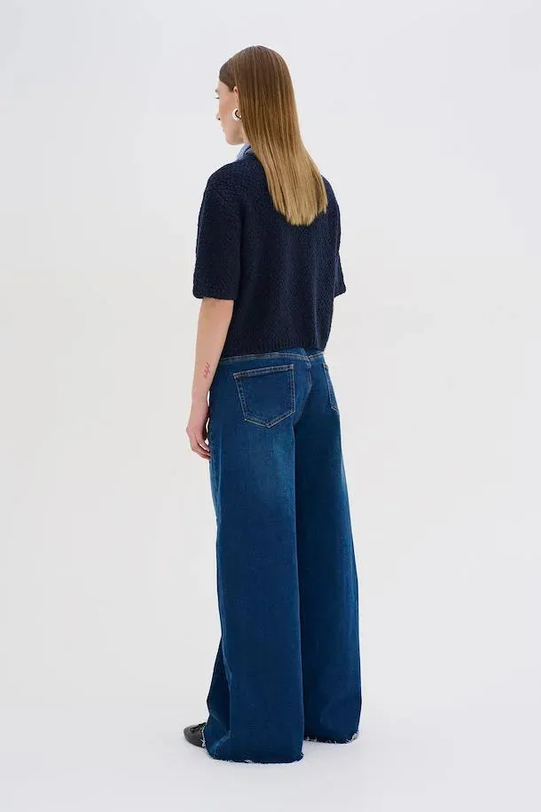 DangoMW 144 Wide Leg Jeans Dark Blue