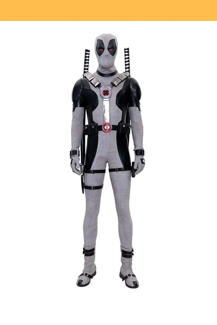 Deadpool Grey X-Force Cosplay Costume