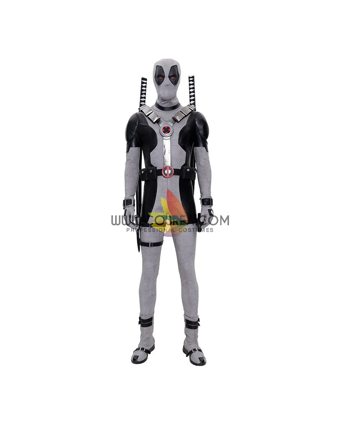 Deadpool Grey X-Force Cosplay Costume