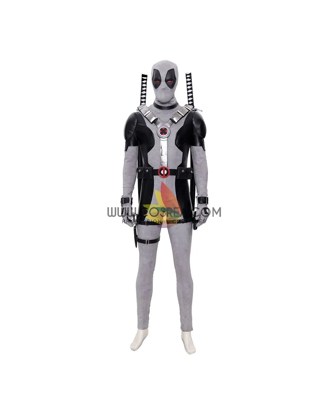 Deadpool Grey X-Force Cosplay Costume