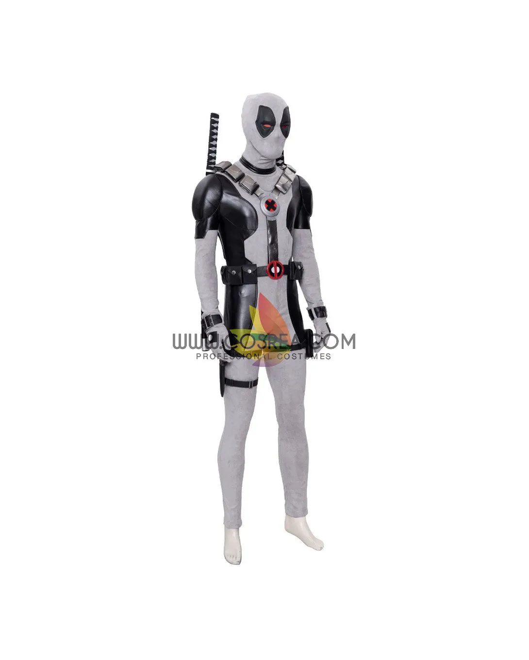 Deadpool Grey X-Force Cosplay Costume