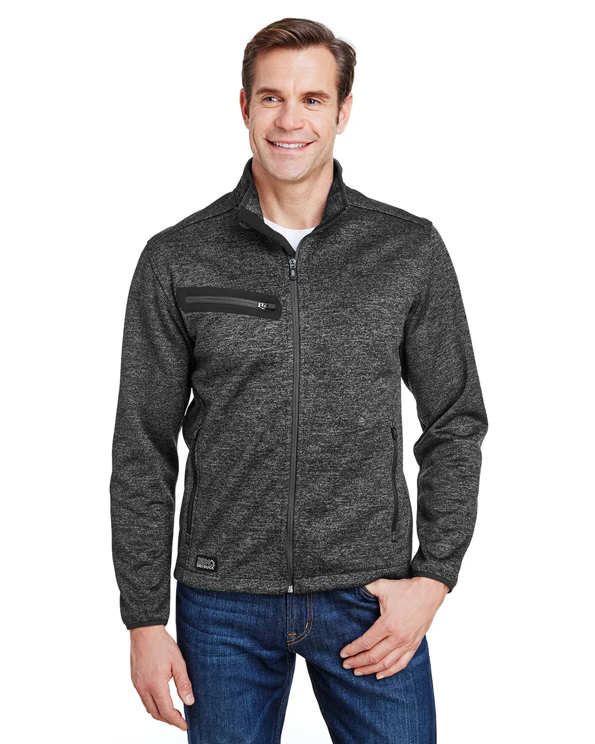 Dri Duck 5316 Atlas Bonded Mélange Sweater Fleece Jacket