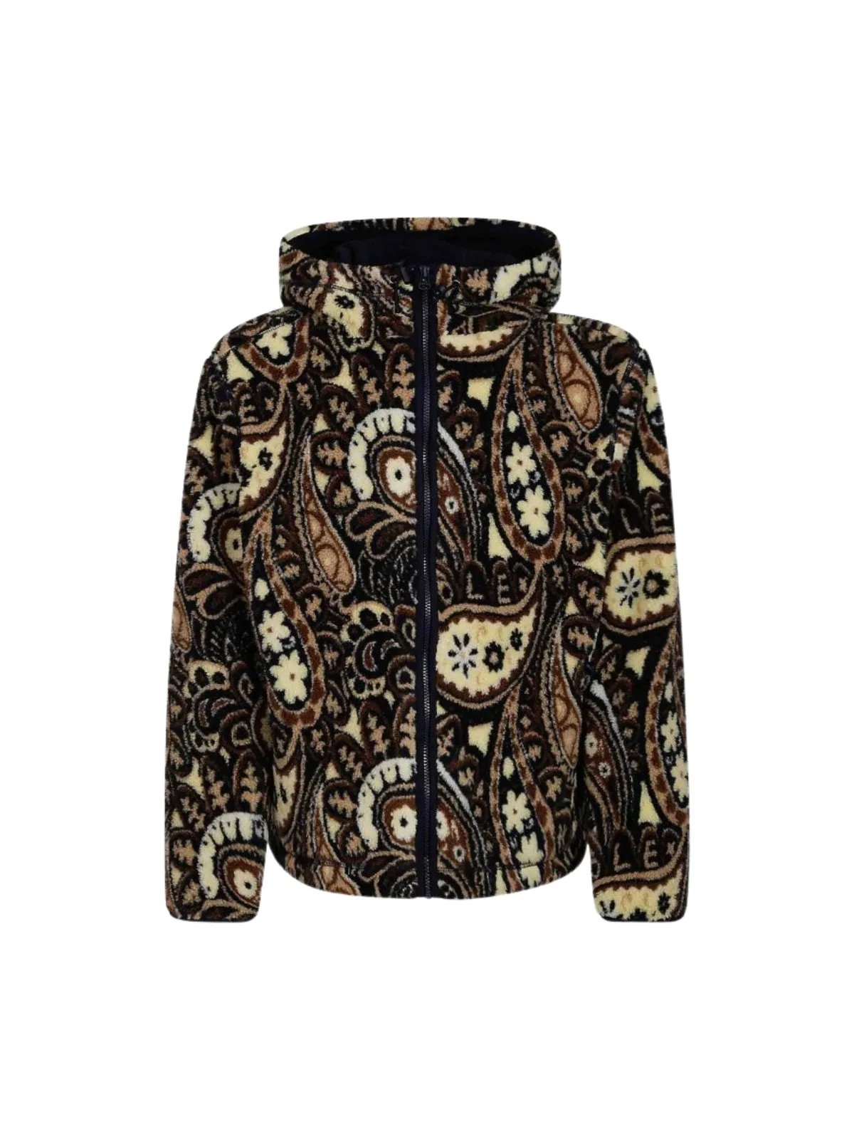 Drole De Monsieur Jacket Fleece Paisley Pattern Multi Colour