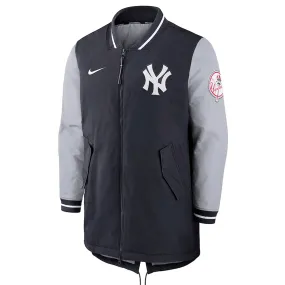 Dugout Performance NY Yankees Navy and Gray Jacket