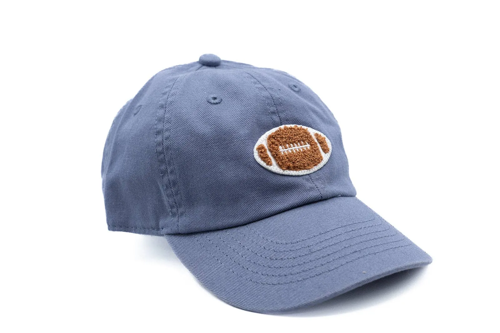 Dusty Blue Hat + Terry Football: Toddler (1Y-4Y)