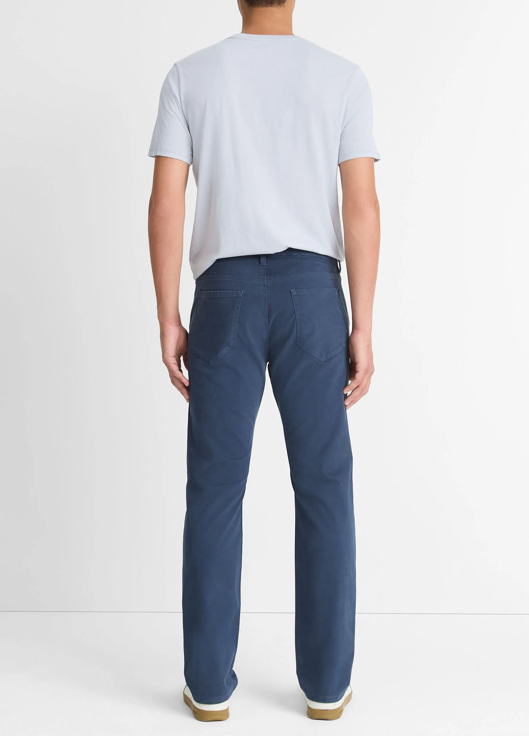 Dylan Slim 5-Pocket Peached Stretch-Cotton Pant