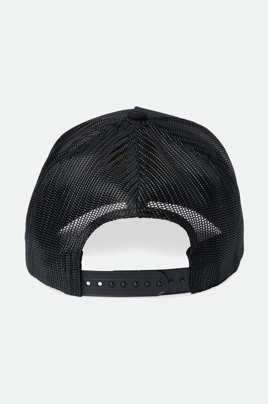 Earlston Netplus MP Trucker Hat - Black/Black