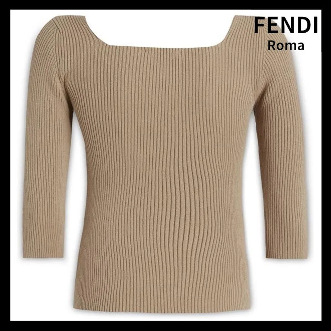 FENDI  |Logo V-neck & Crew neck