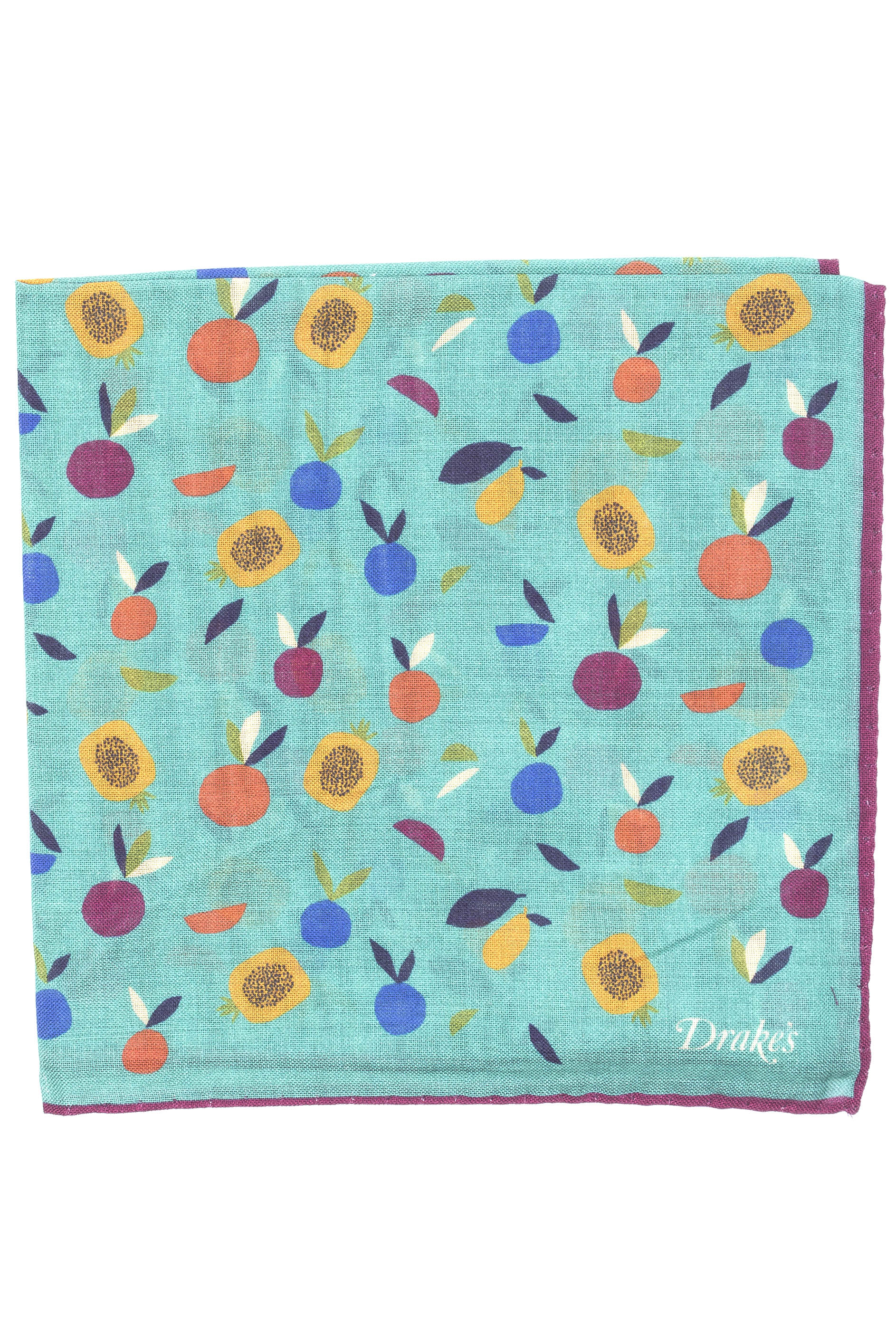 Fruit Print Pocket Square