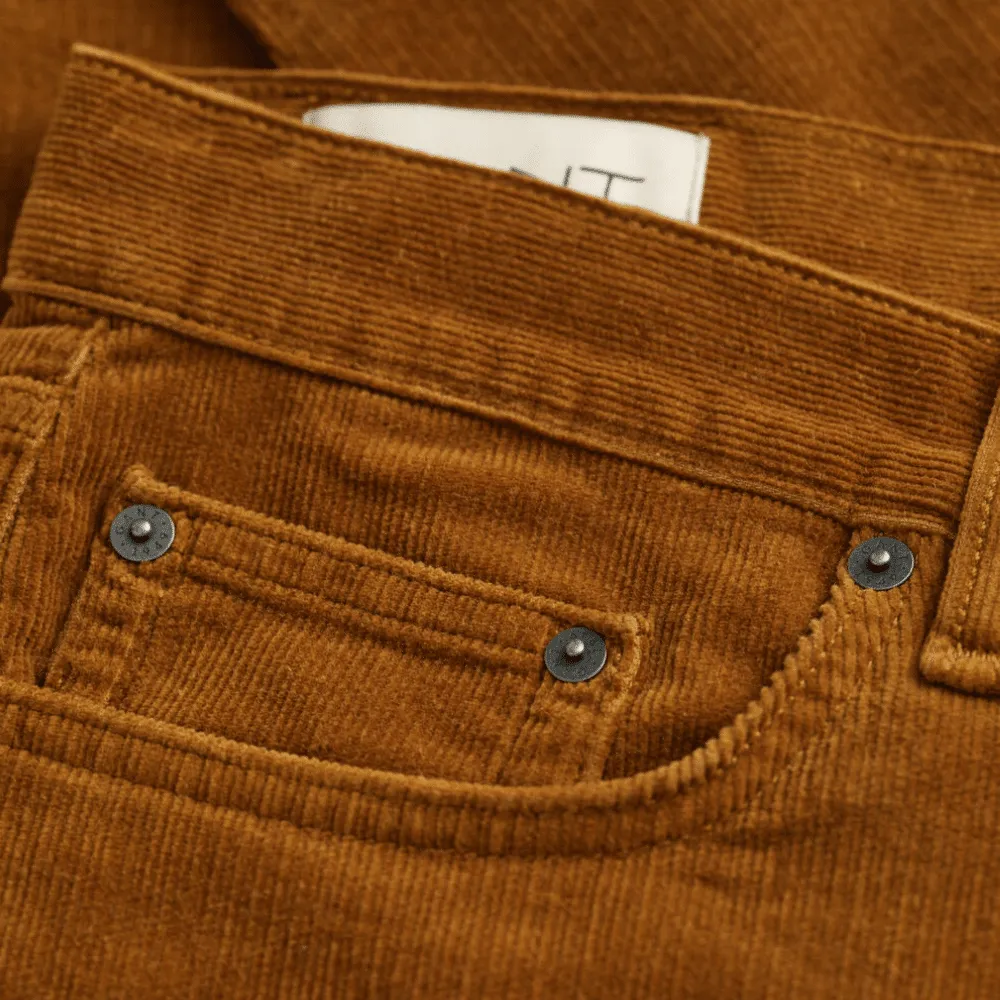 GANT Slim-Fit Woody Brown Corduroy Jeans | Menswear Online