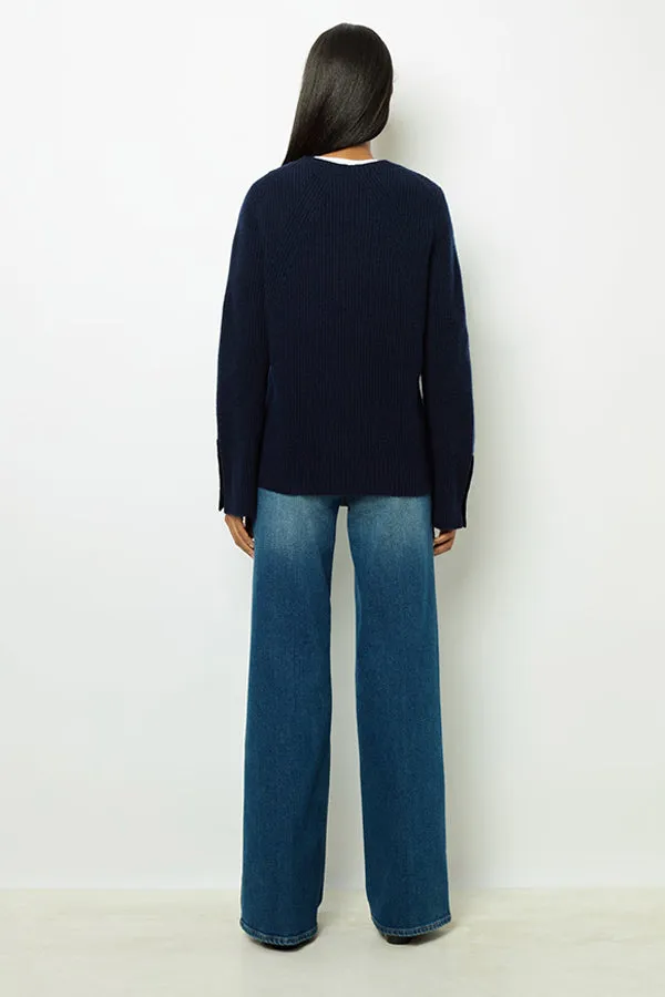 Gerard Darel JOYCA RIBBED WOOL SWEATER