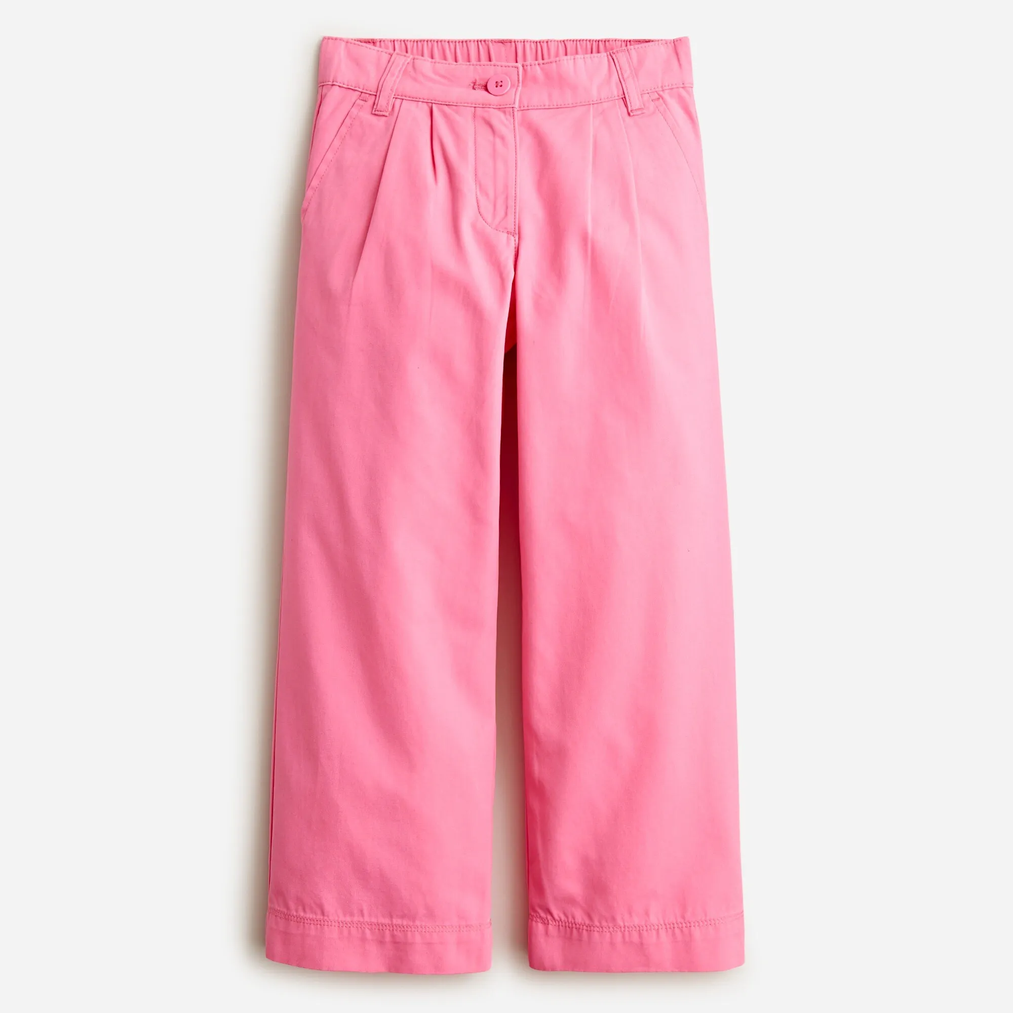 Girls' pleated chino pant