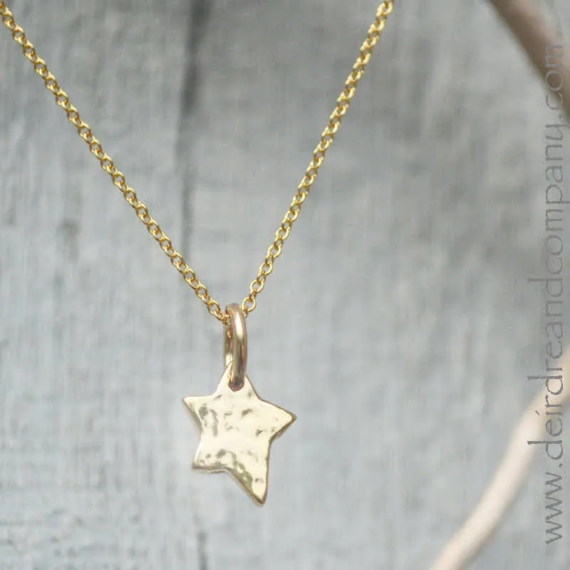 Gold Star Necklace - Shine Brightly