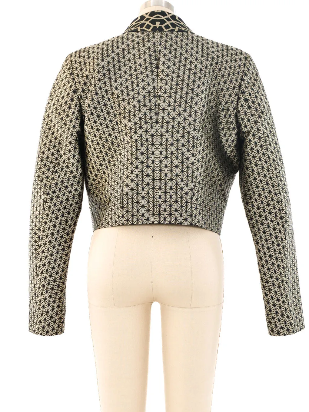 Haider Ackermann Graphic Pattern Cropped Jacket