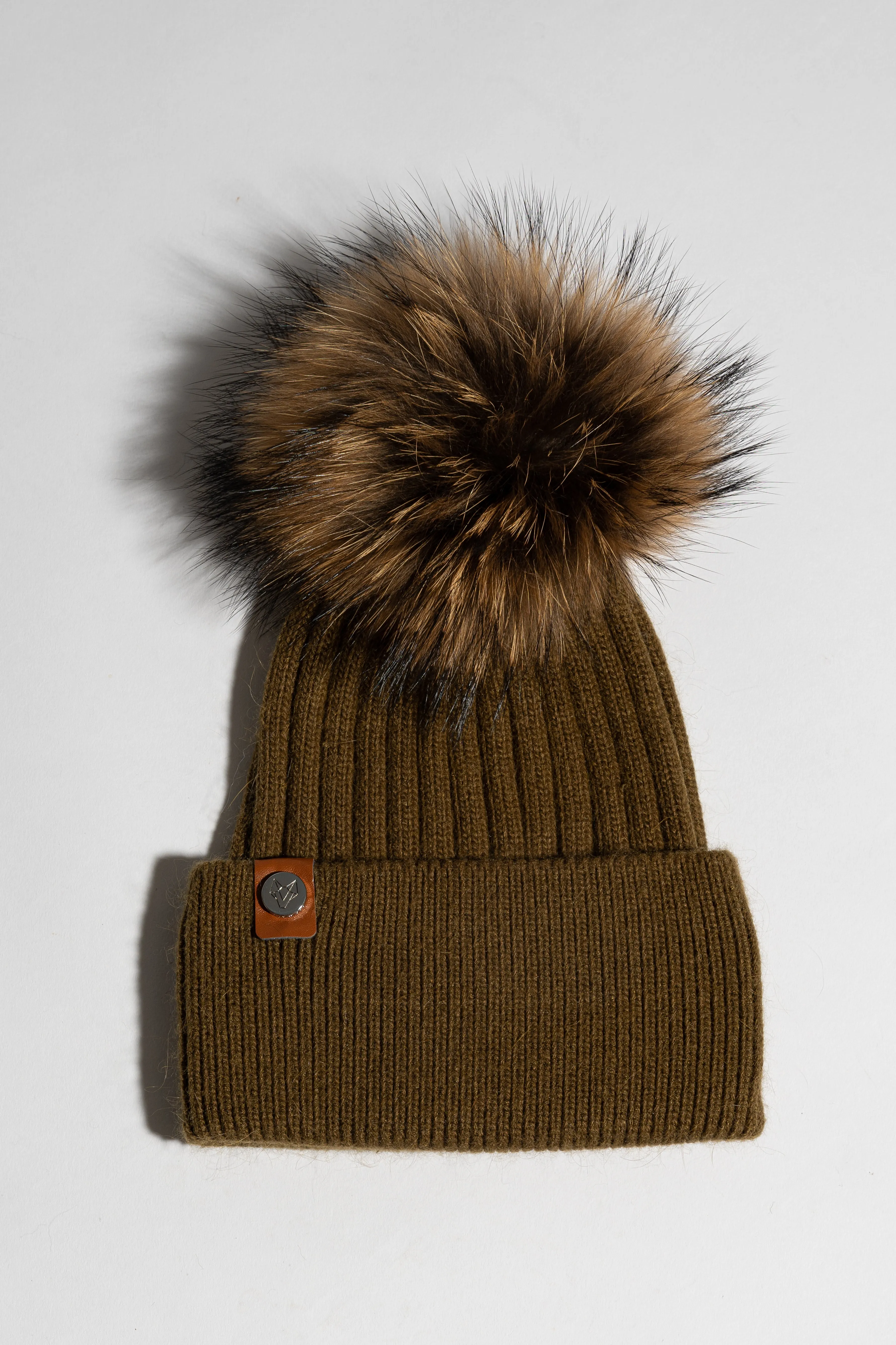 Harley Pom Pom Hat - Khaki