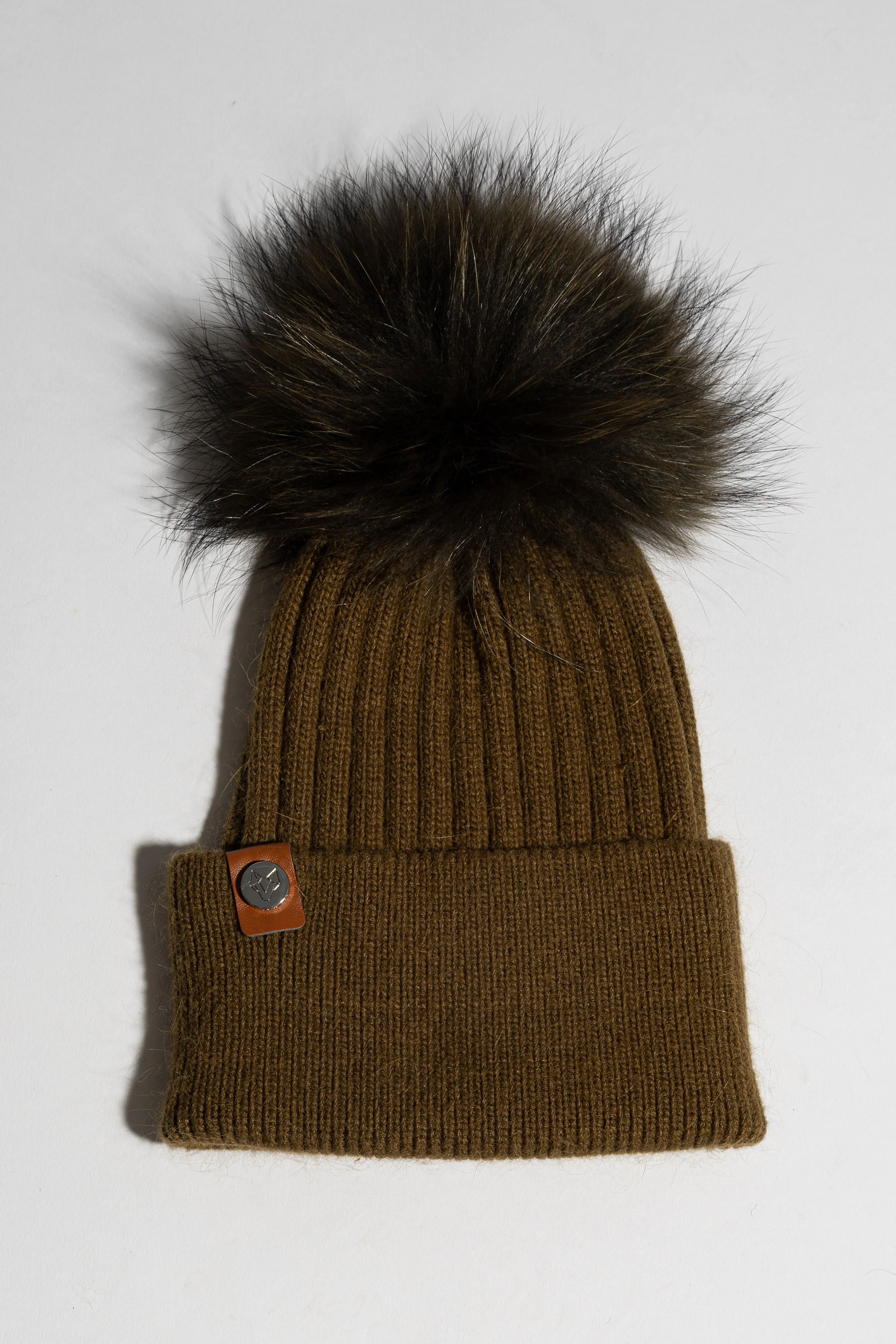 Harley Pom Pom Hat - Khaki