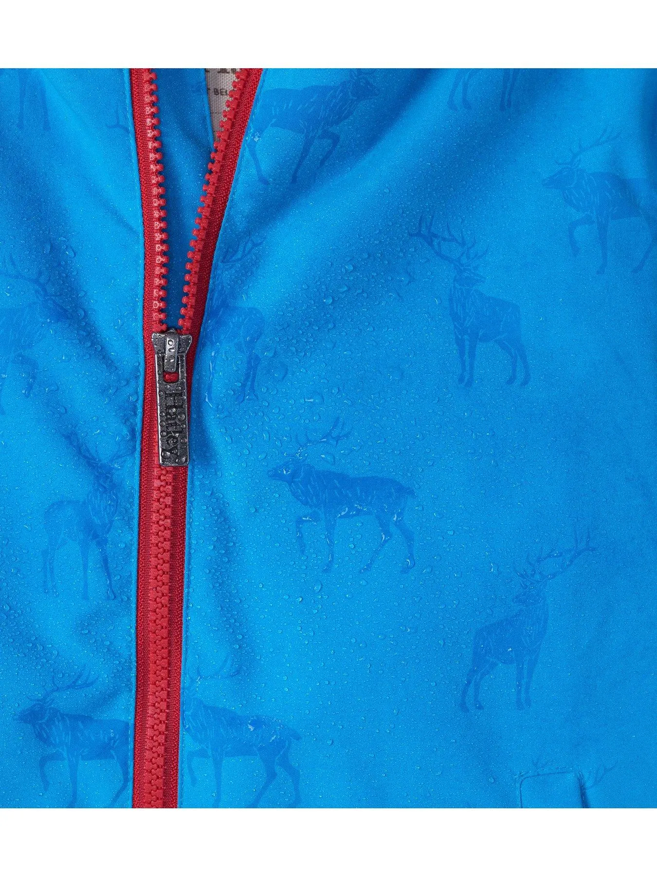 Hatley Boys Blue Elks Colour Changing Soft Shell Jacket