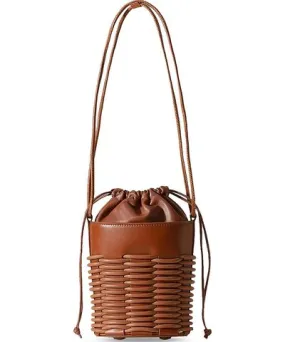 Hereu Pinar Braided Detail Drawstring Bucket Bag