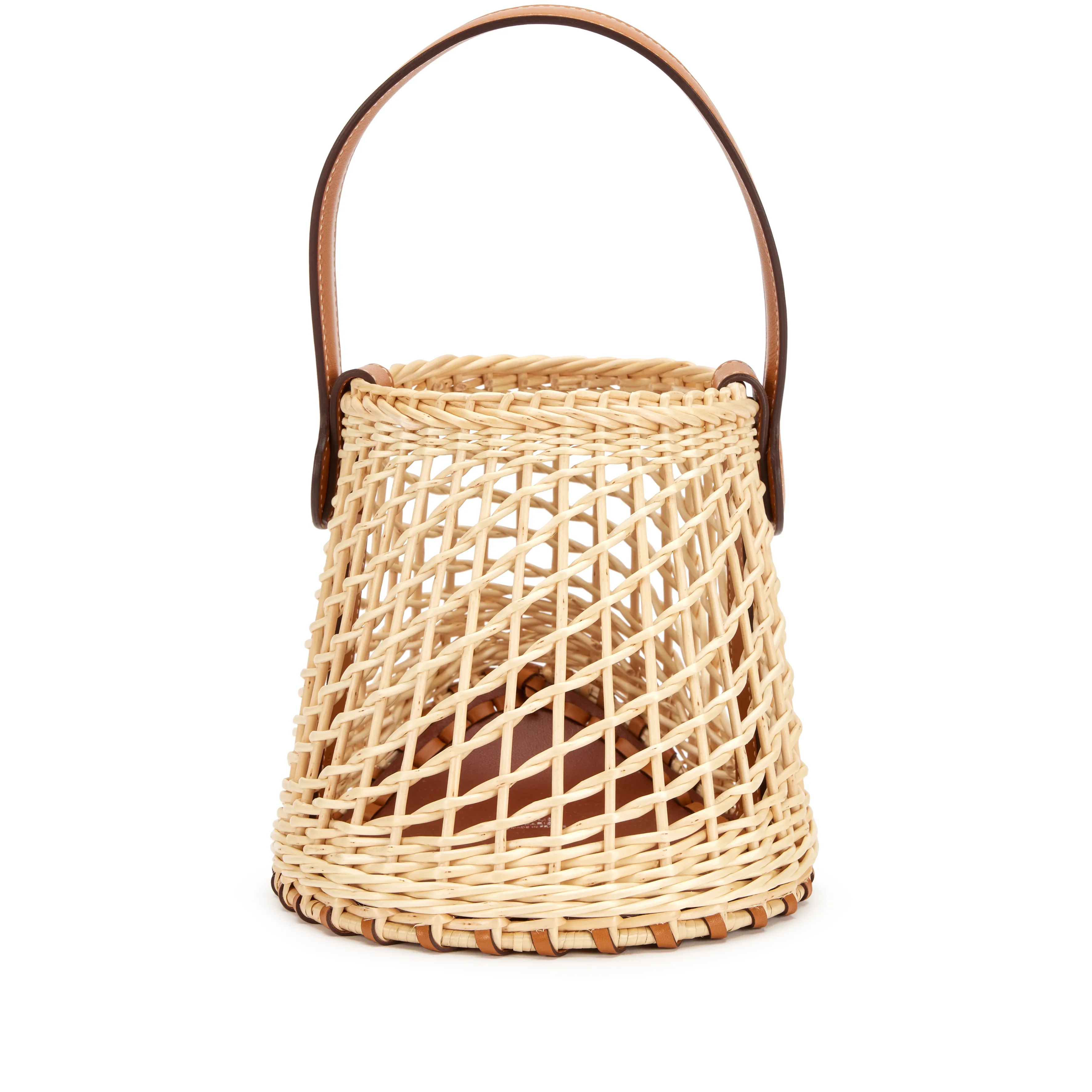 Hermès Naturel and Fauve Butler Wicker Sabot Picnic Bag Palladium Hardware, 2023