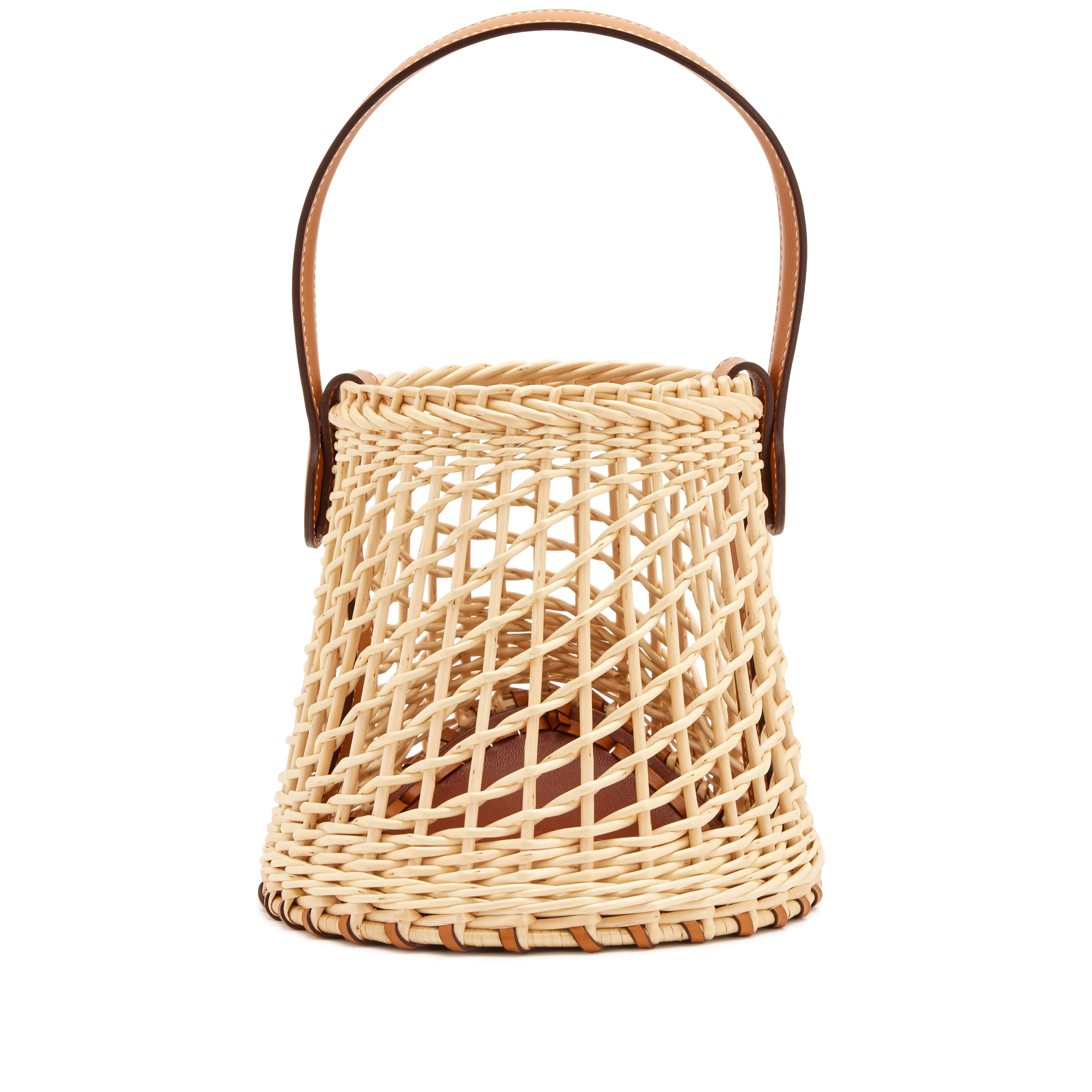 Hermès Naturel and Fauve Butler Wicker Sabot Picnic Bag Palladium Hardware, 2024