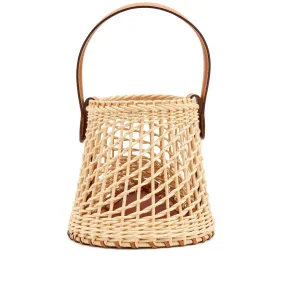 Hermès Naturel and Fauve Butler Wicker Sabot Picnic Bag Palladium Hardware, 2024