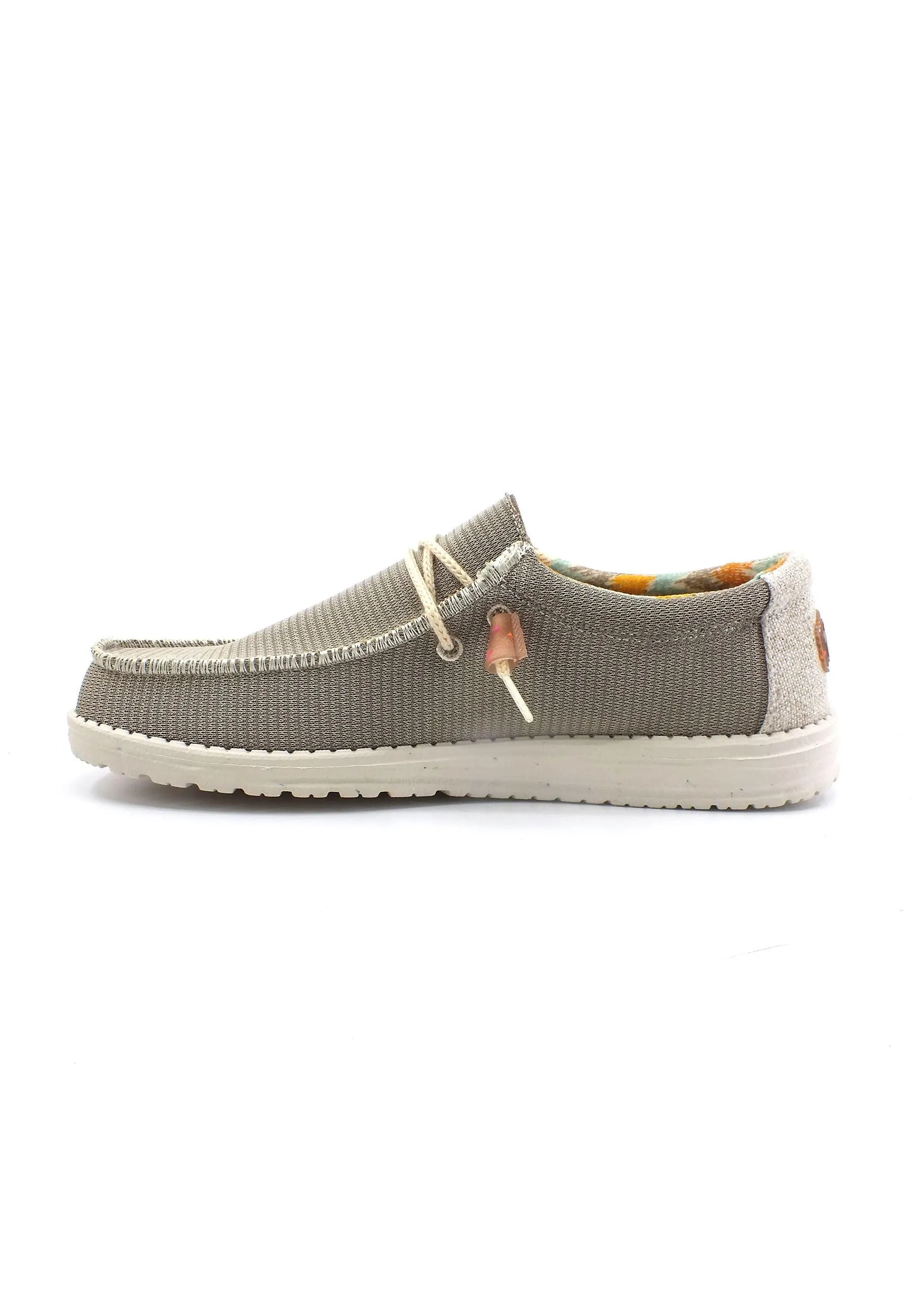 HEY DUDE Wally Knit Sneaker Vela Uomo Desert Brown 40007-2Z4