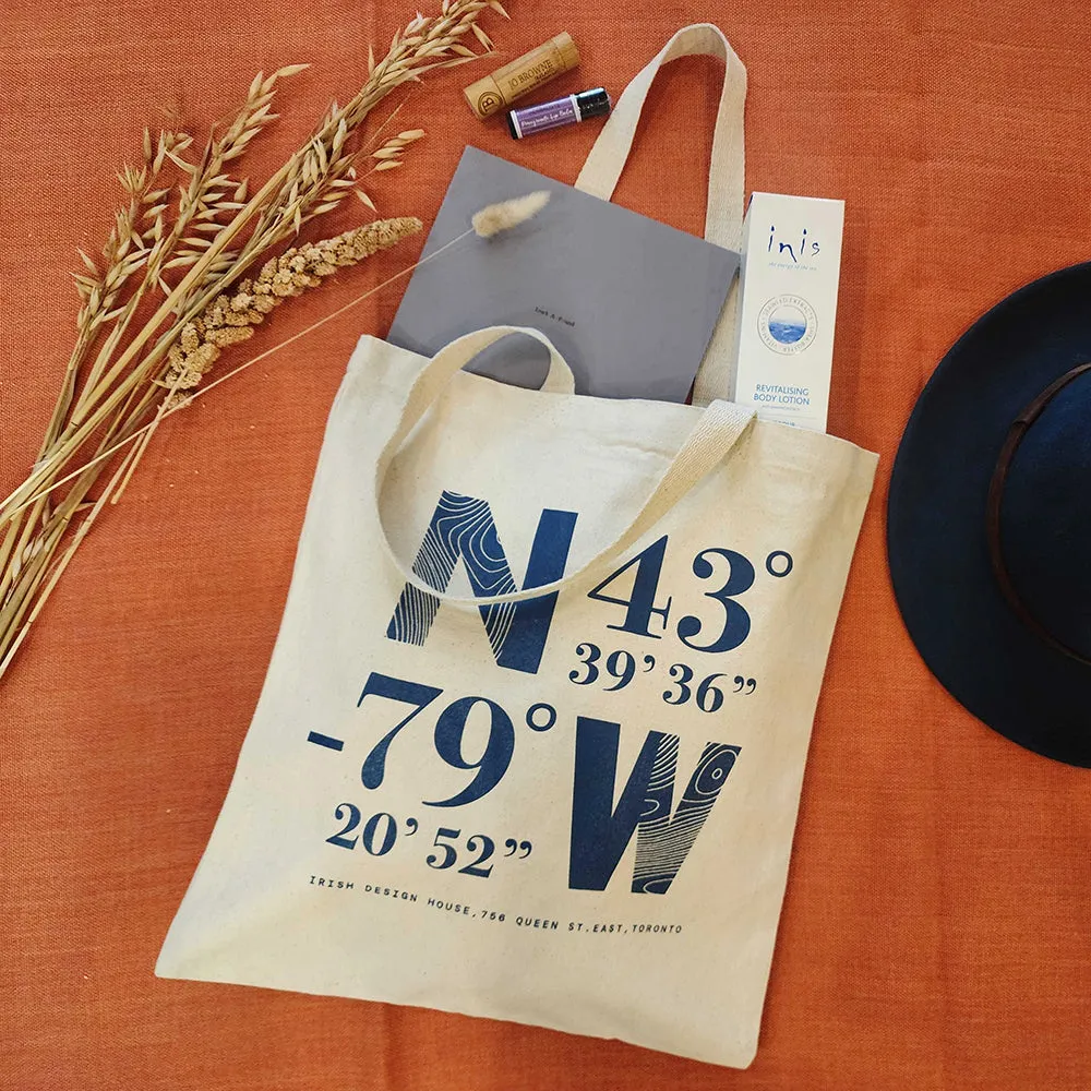 IDH Coordinates Tote Bag