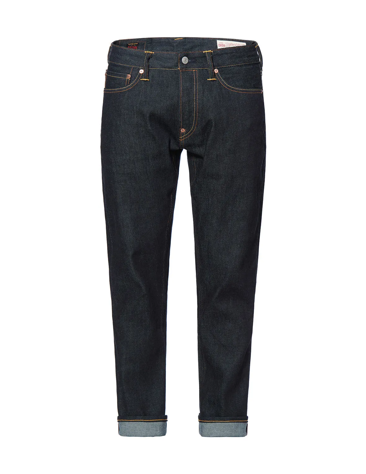 Ink-like Effect Daicock Embroidered 2010 Slim Straight fit Cropped Jeans