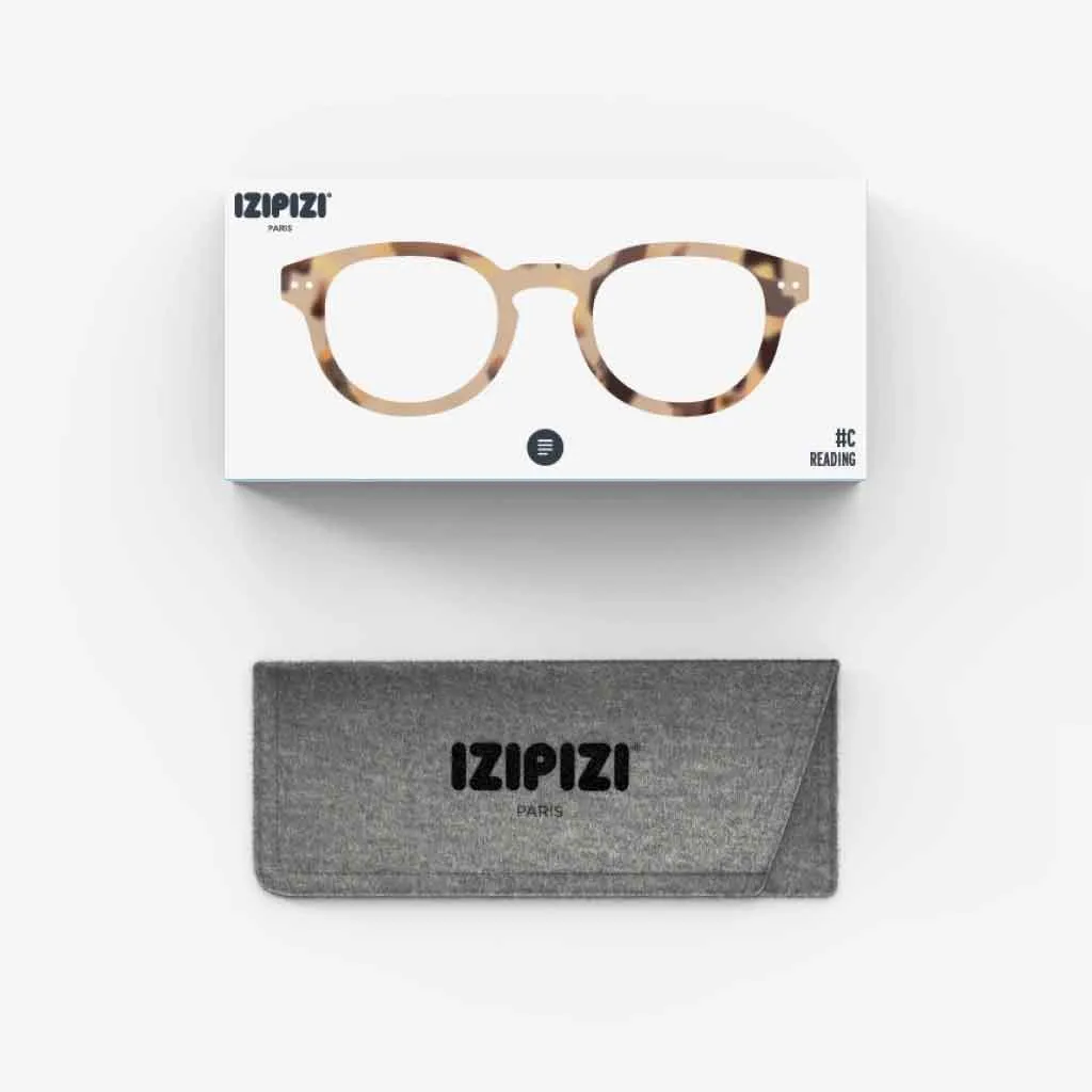 IZIPIZI #C Reading Glasses - Light Tortoise