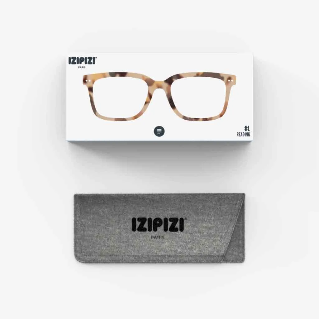 IZIPIZI #L Reading Glasses - Light Tortoise