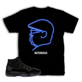 Jordan 11 Cap and Gown Notorious Shirt