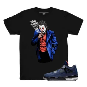 Jordan 4 Winter Loyal Blue Clout Clown Shirt