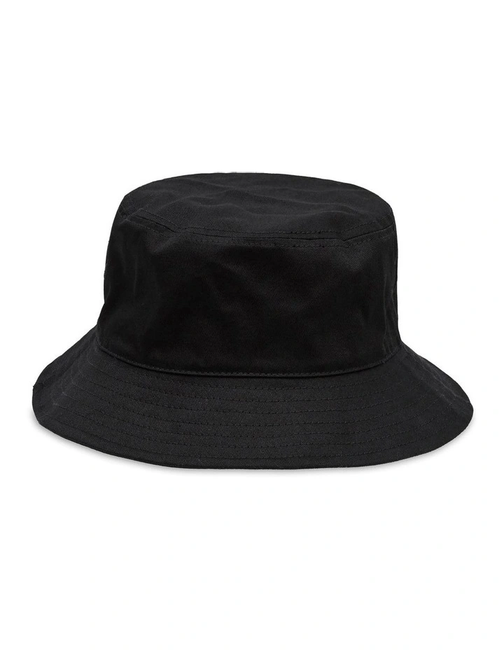 Juniors Script Bucket Hat in Black