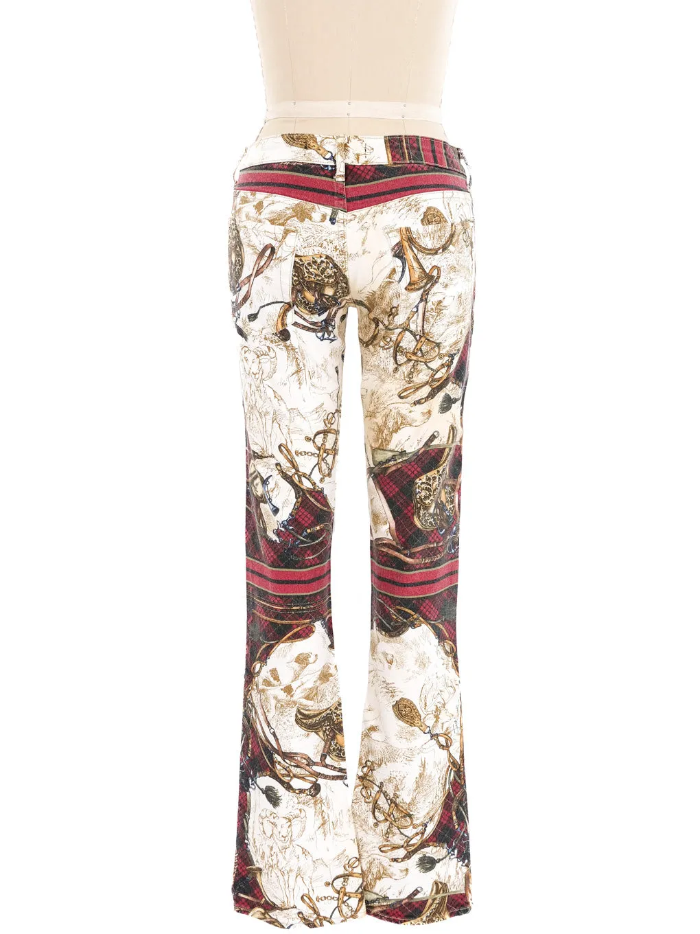 Just Cavalli By Roberto Cavalli Equestrian Print Jeans