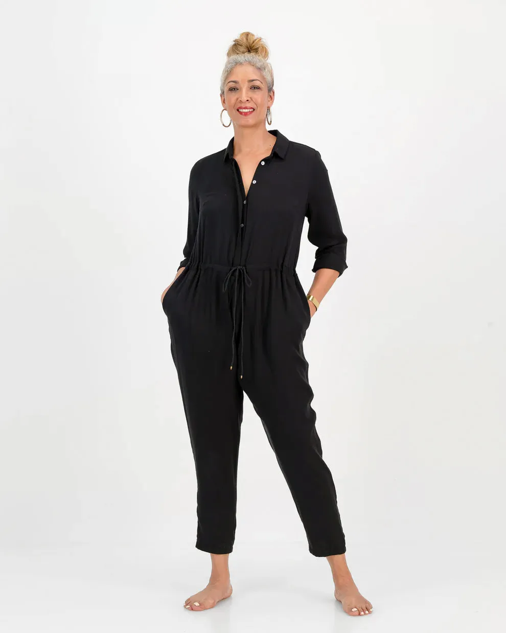 karen jumpsuit - black