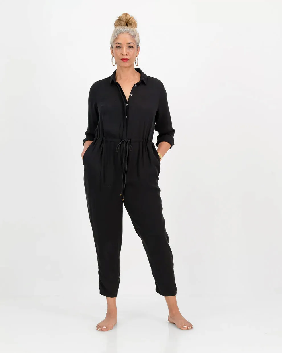 karen jumpsuit - black