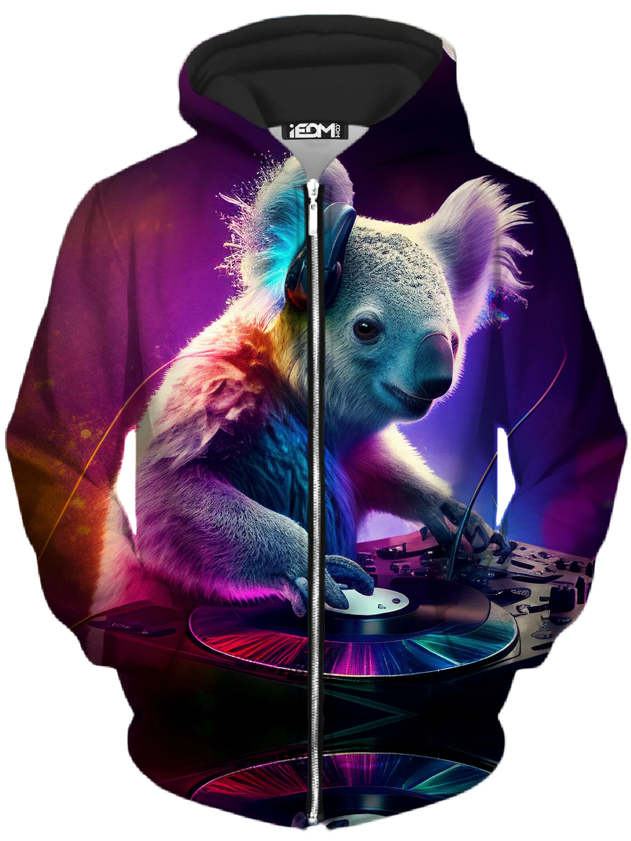 Koala Beats Zip-Up Hoodie and Leggings Combo