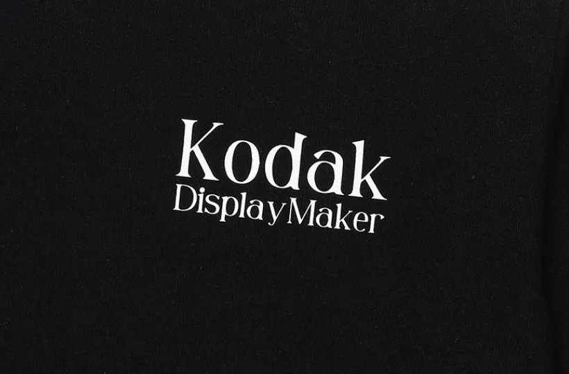 KODAK  |Unisex Street Style U-Neck Long Sleeves Plain Cotton