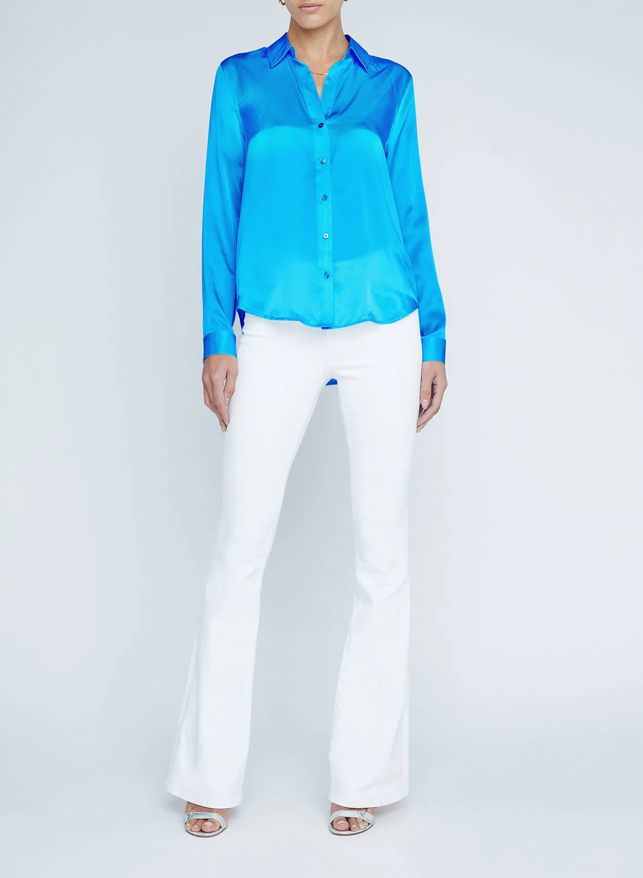 L’agence - Tyler Blouse - Caribbean Blue