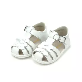 l'amour - White Everly Bow Sandal