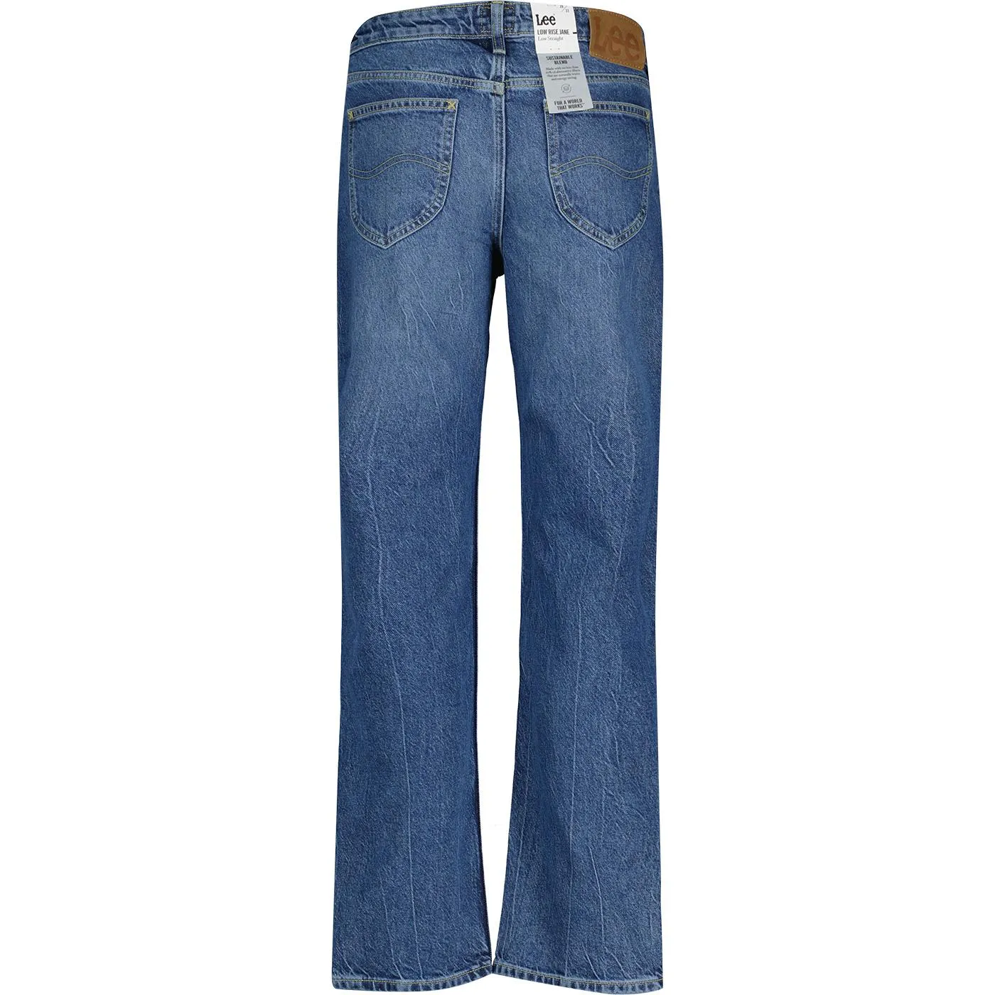 Lee Retro Mod Low Rise Jane Jeans Blue Speed