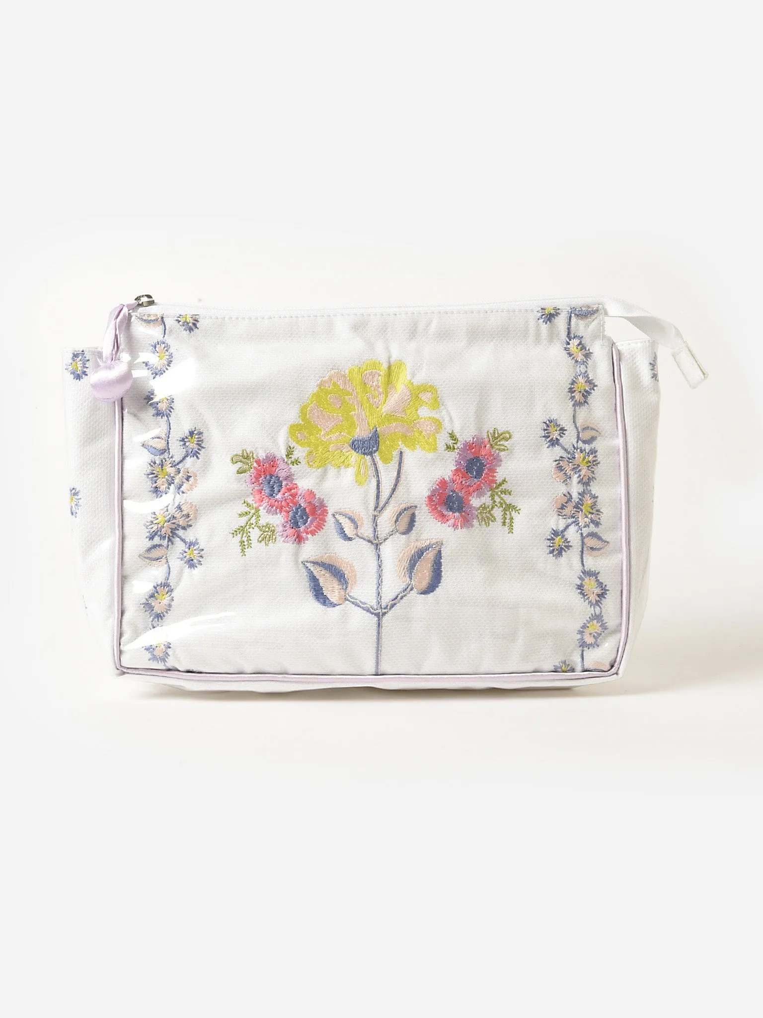     LENORA  Large Peony Makeup Bag    