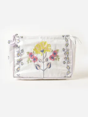     LENORA  Large Peony Makeup Bag    