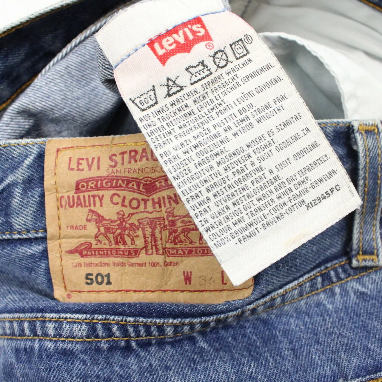 LEVIS 501 Jeans Blue | W34 L34