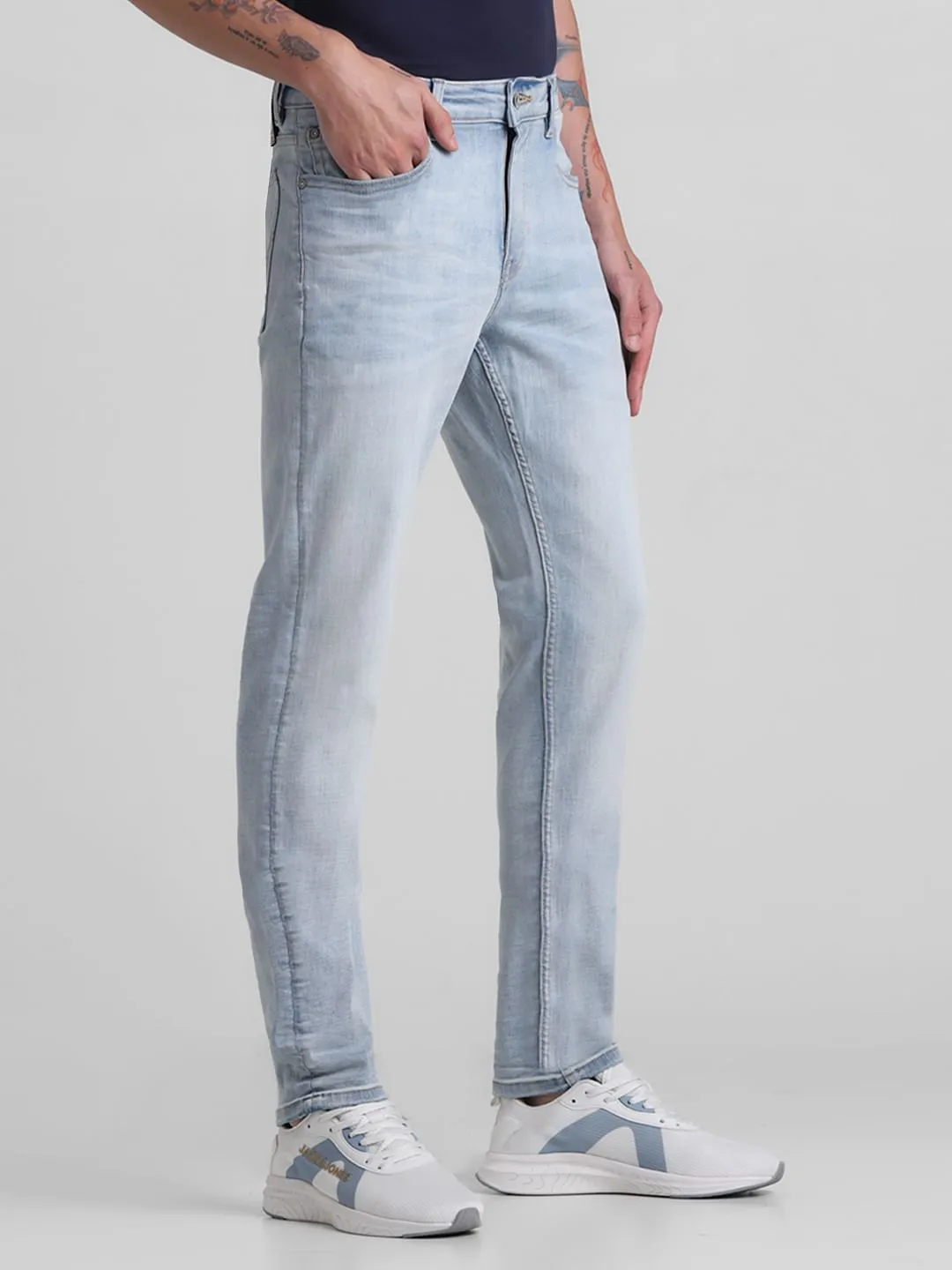 Light Blue Low Rise Glenn Slim Fit Jeans