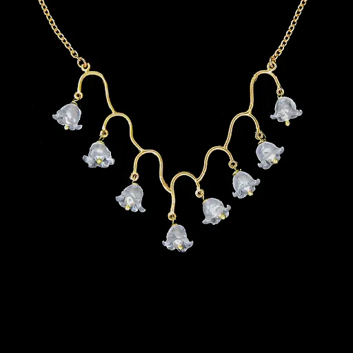 Lily of the Valley 16 Inch Adjustable Necklace by Michael Michaud