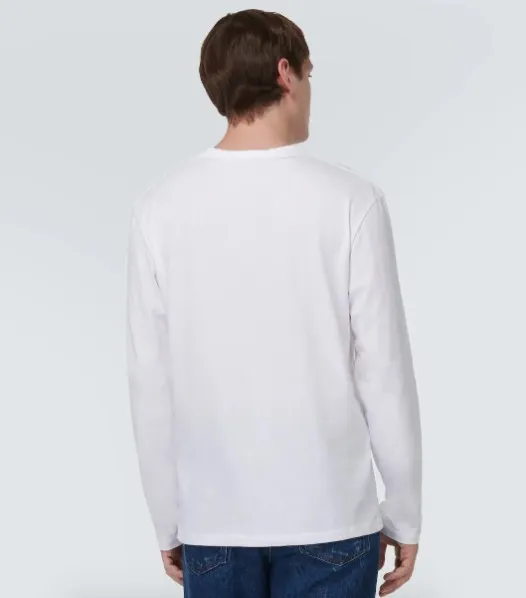 LOEWE  |Crew Neck Street Style Long Sleeves Plain Cotton