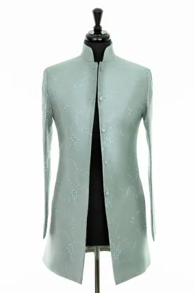 Long Nehru Jacket in Moon