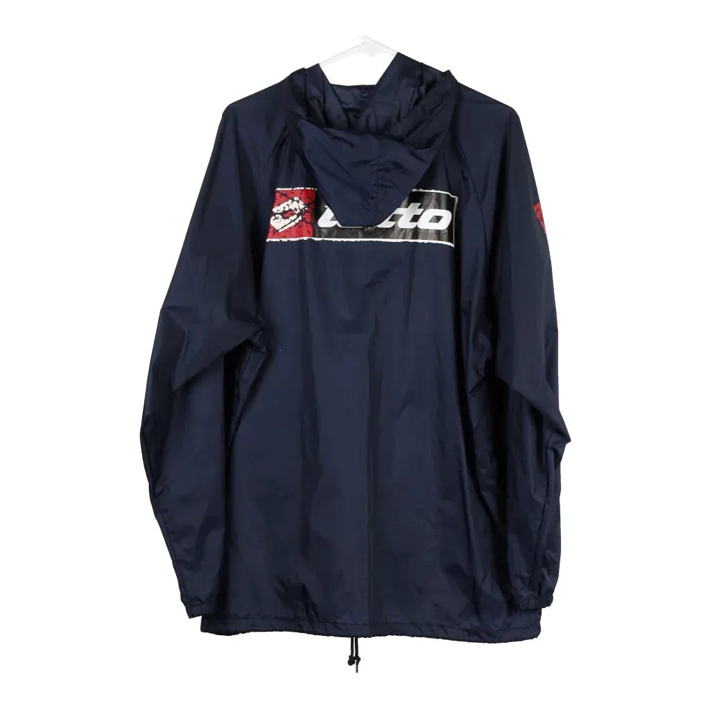 Lotto Jacket - Large Navy Nylon